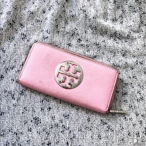 Tory Burch pink wallet